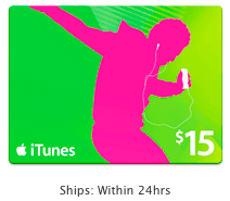 itunes gift card image